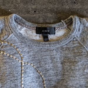 J Crew sweatshirt w/ side zippers